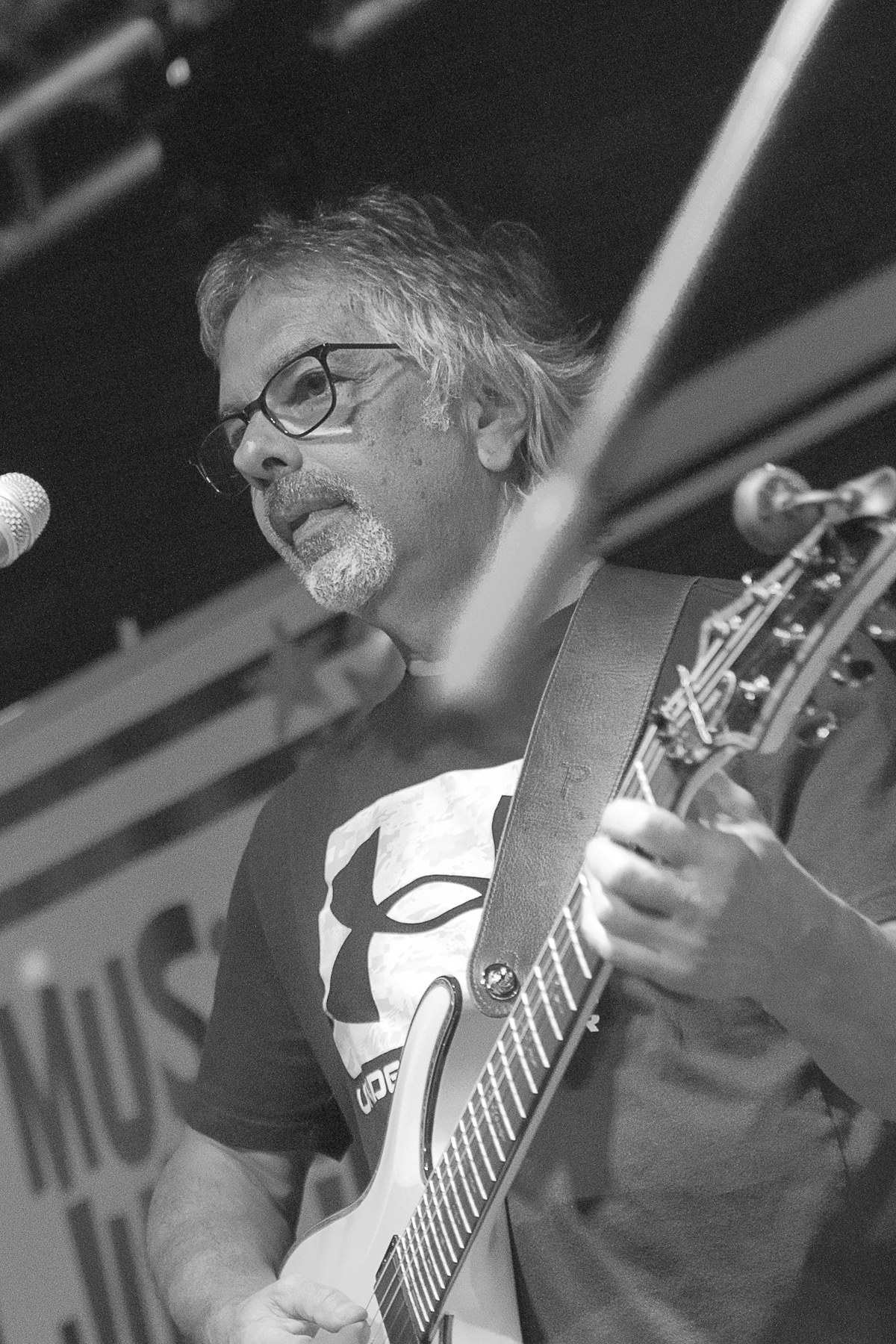 Ted playing guitar